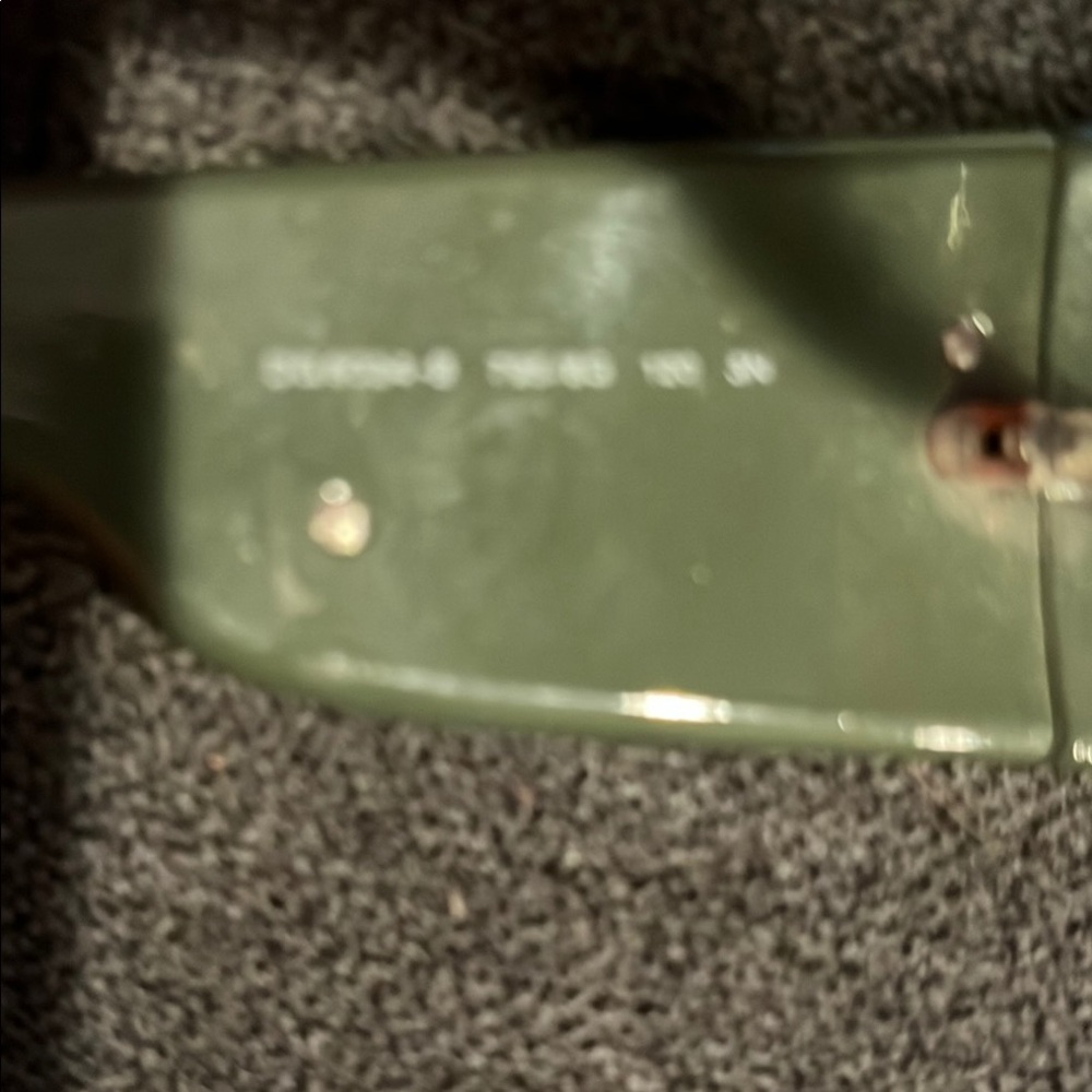 Dolce Gabbana Olive Green sheild Sunglasses - Picture 10 of 16